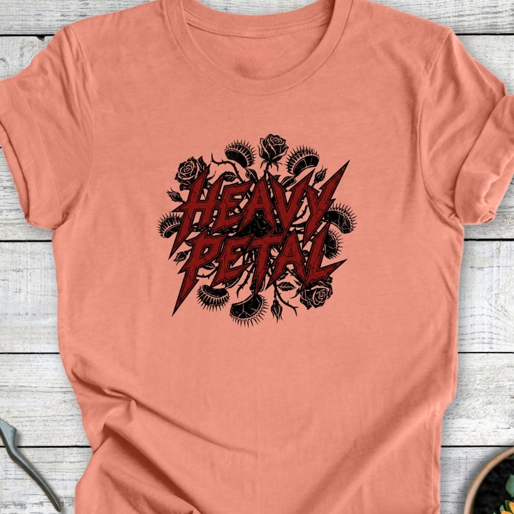 Printify T-Shirt Heather Sunset / S Heavy Petal T-Shirt