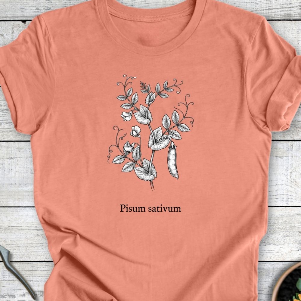 Printify T-Shirt Heather Sunset / S Pisum Sativum T-Shirt