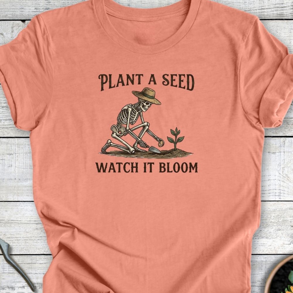 Printify T-Shirt Heather Sunset / S Plant A Seed T-Shirt
