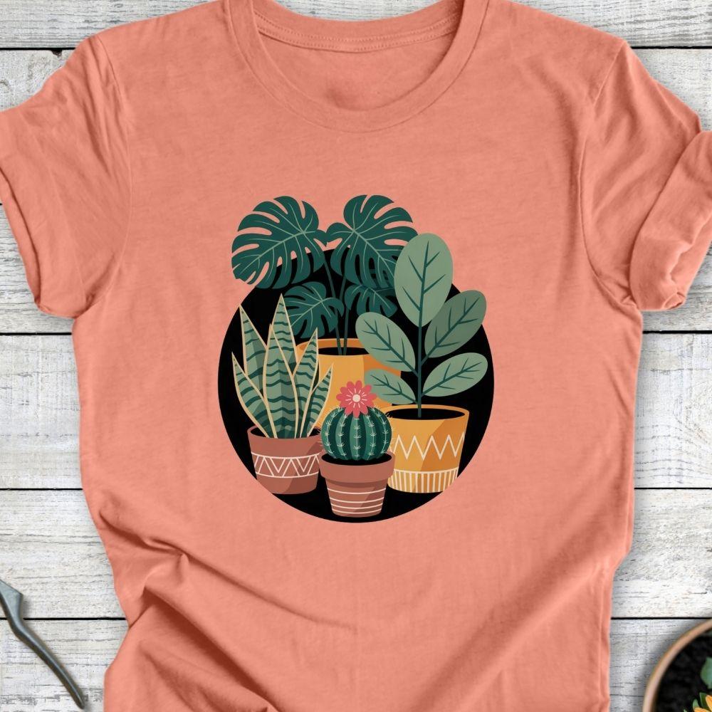 Printify T-Shirt Heather Sunset / S Potted Paradise