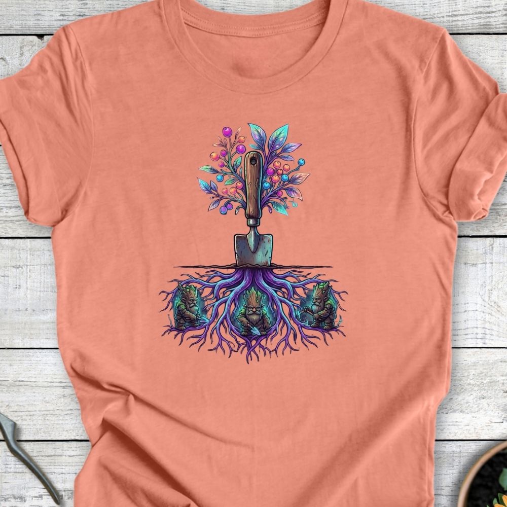 Printify T-Shirt Heather Sunset / S Root Gnomes T-Shirt