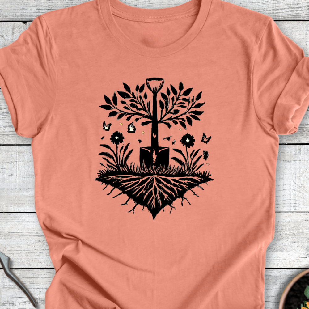 Printify T-Shirt Heather Sunset / S Rooted in Growth