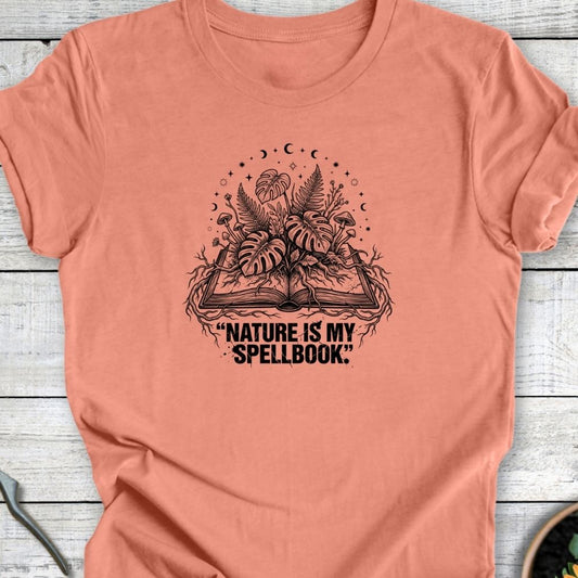 Printify T-Shirt Heather Sunset / S Spellbook T-Shirt