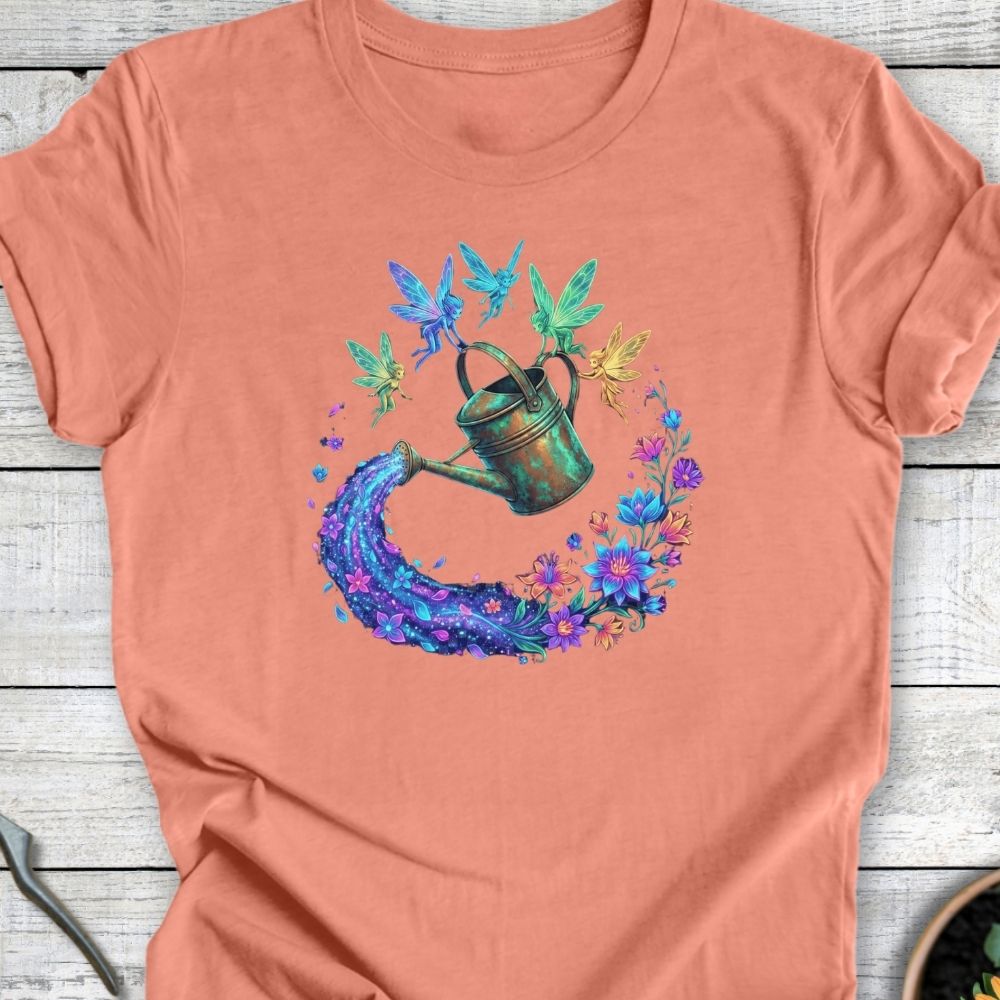 Printify T-Shirt Heather Sunset / S Sprite Watering T-Shirt