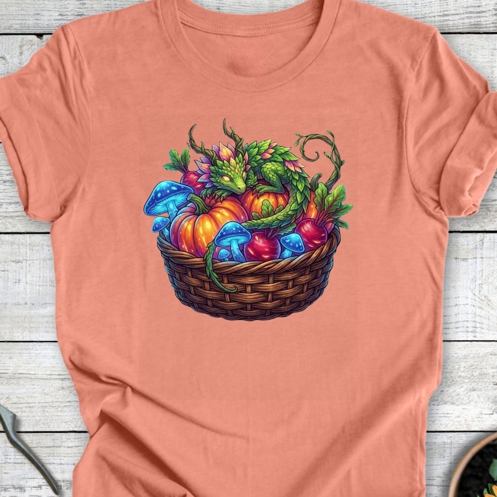Printify T-Shirt Heather Sunset / S The Leaf-Drake's Hoard T-Shirt