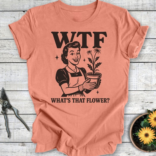 Printify T-Shirt Heather Sunset / S What's that flower?
