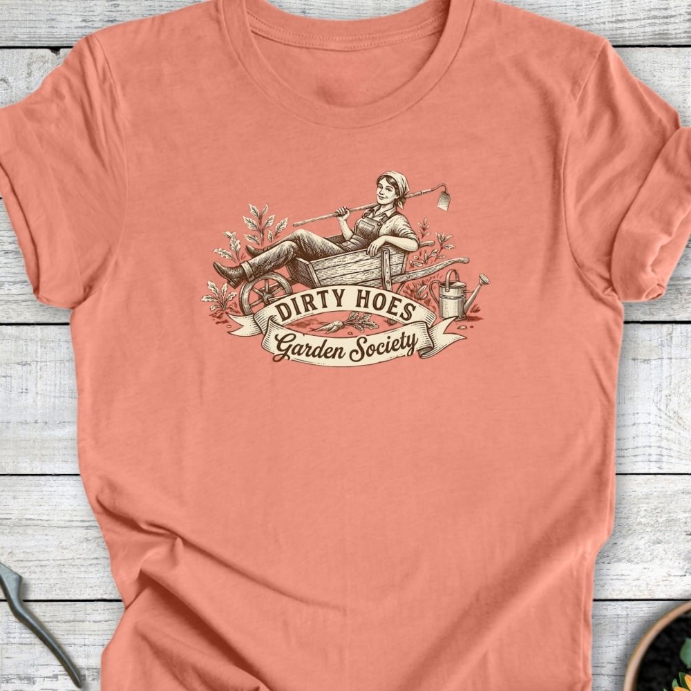 Printify T-Shirt Heather Sunset / S Wheelbarrow Royalty T-Shirt