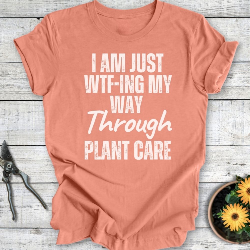 Printify T-Shirt Heather Sunset / S WTF Gardening