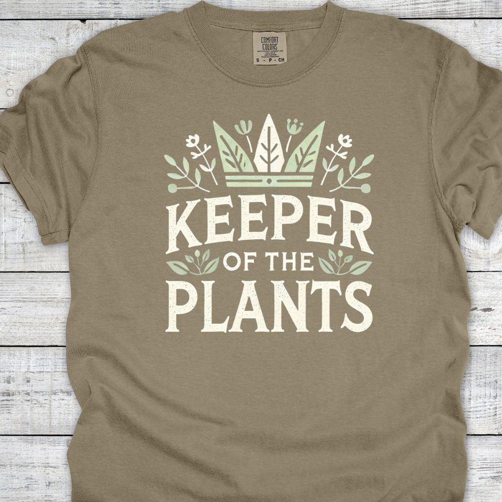 Printify T-Shirt Khaki / S Keeper of the Plants T-Shirt