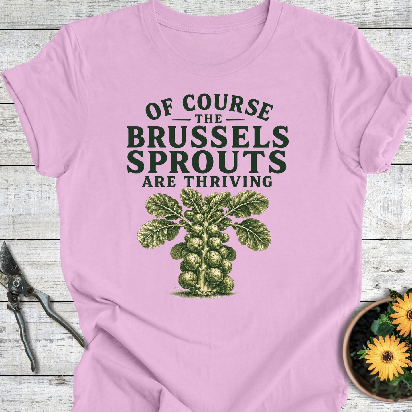 Printify T-Shirt Lilac / S Brussels Sprouts are Thriving T-Shirt