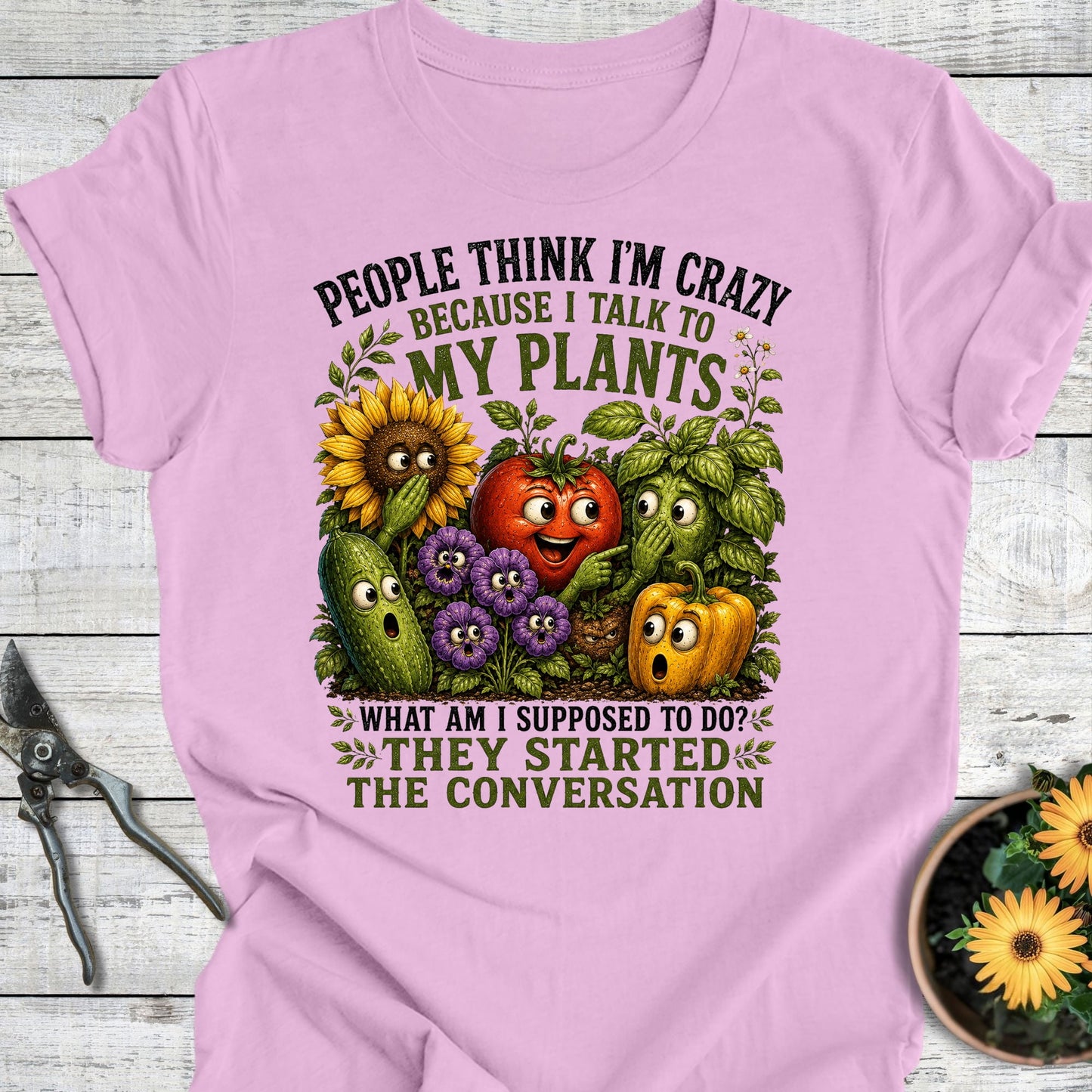 Printify T-Shirt Lilac / S I'm Crazy T-Shirt