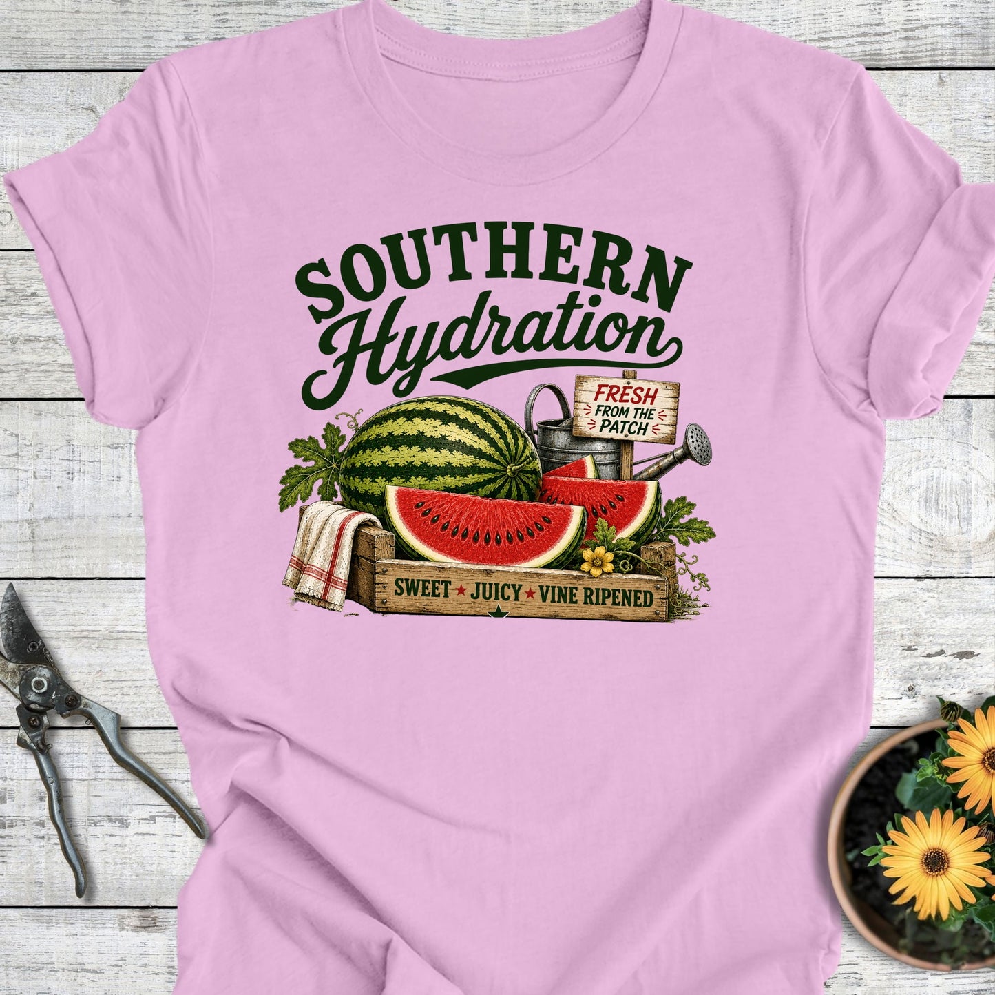 Printify T-Shirt Lilac / S Southern Hydration T-Shirt