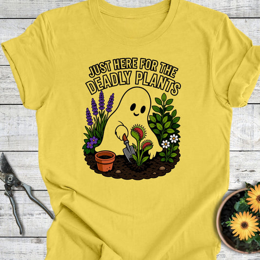 Printify T-Shirt Maize Yellow / S Deadly Plants T-Shirt