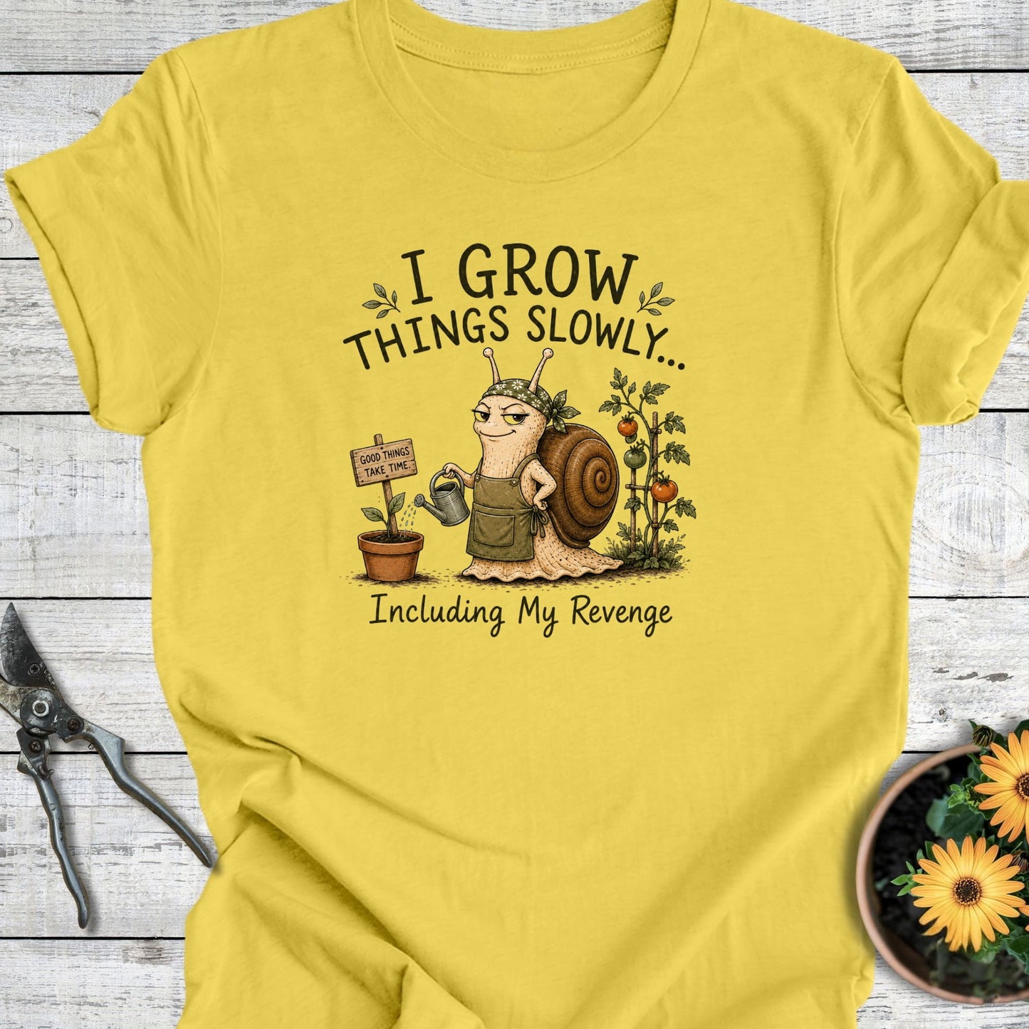Printify T-Shirt Maize Yellow / S My Revenge T-Shirt