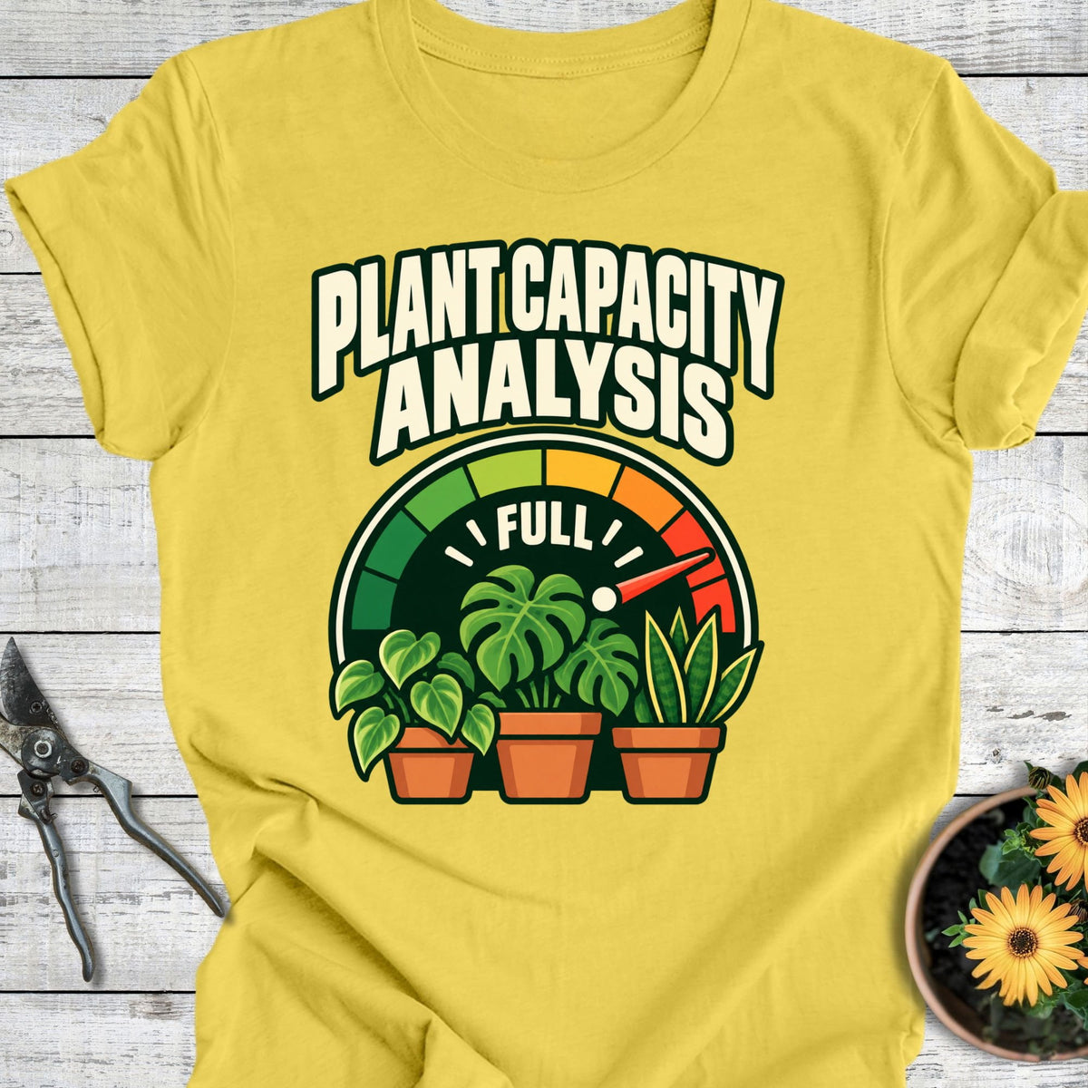 Printify T-Shirt Maize Yellow / S Plant Capacity T-Shirt