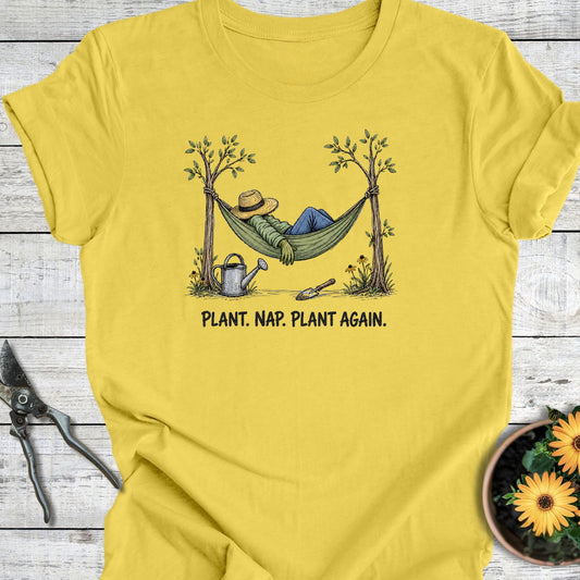 Printify T-Shirt Maize Yellow / S Plant Nap T-Shirt
