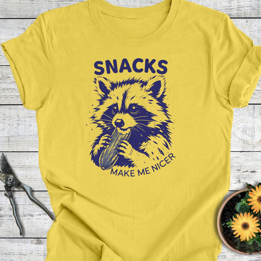 Printify T-Shirt Maize Yellow / S Snacks T-Shirt