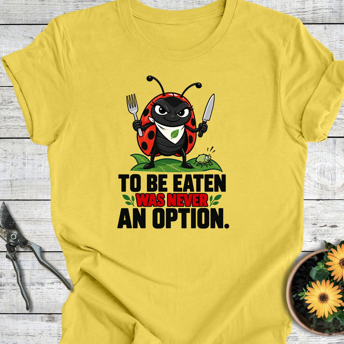 Printify T-Shirt Maize Yellow / S To Be Eaten T-Shirt