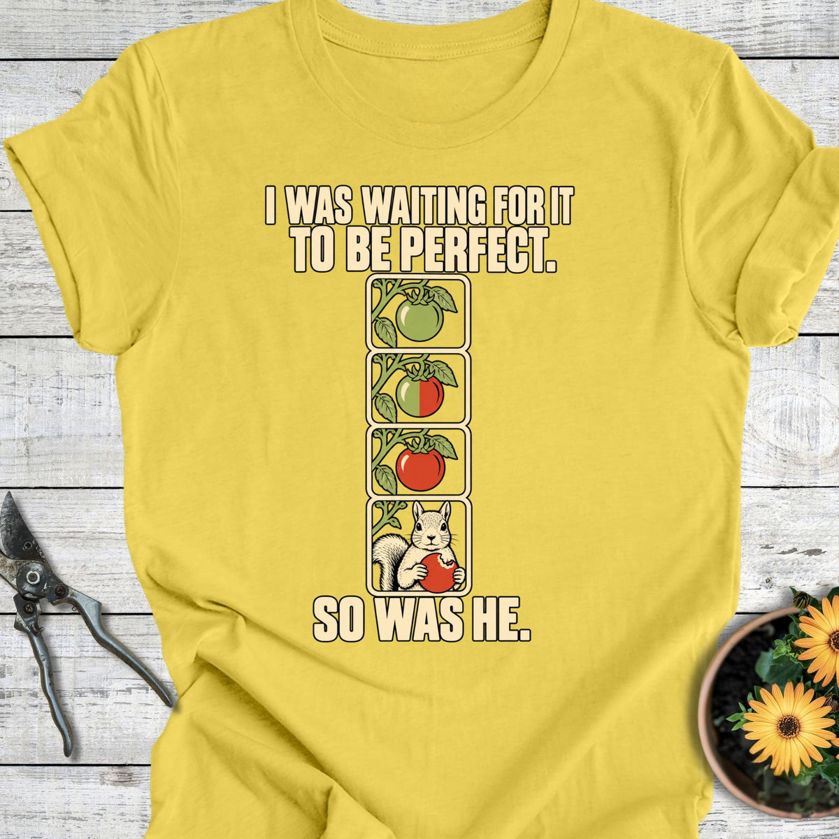 Printify T-Shirt Maize Yellow / S Waiting To Ripen T-Shirt