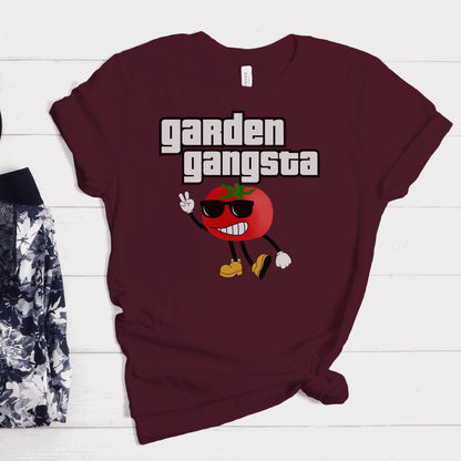 Printify T-Shirt Maroon / S Garden Gangsta T-Shirt