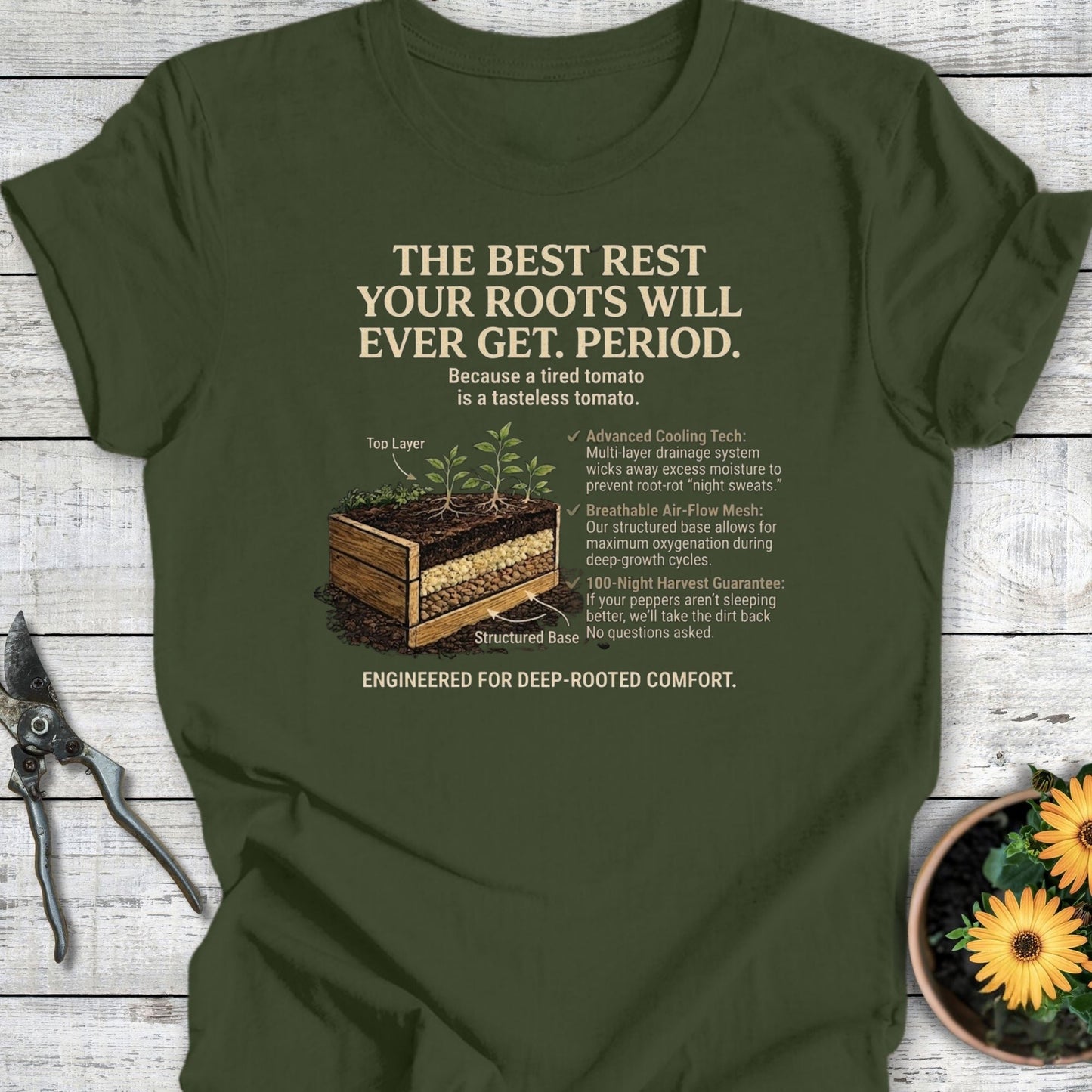 Printify T-Shirt Military Green / S Best Rest T-Shirt