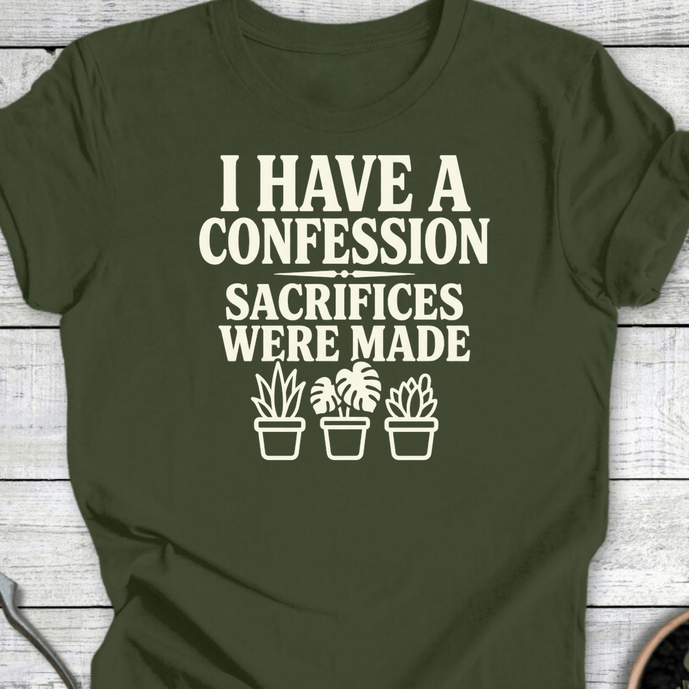 Printify T-Shirt Military Green / S Confession II T-Shirt