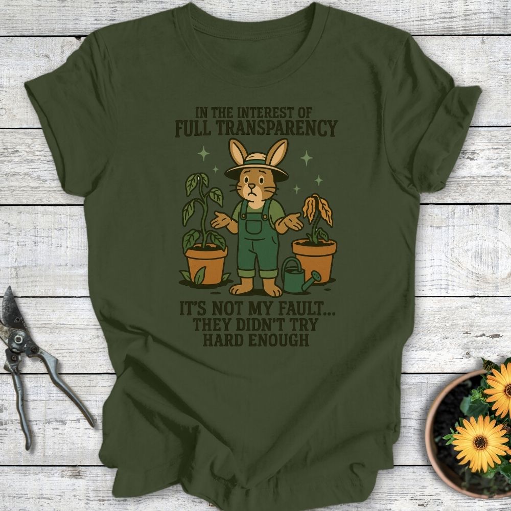 Printify T-Shirt Military Green / S Full Transparency