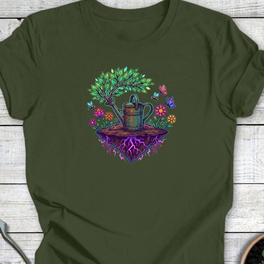 Printify T-Shirt Military Green / S Grower’s Heart T-Shirt