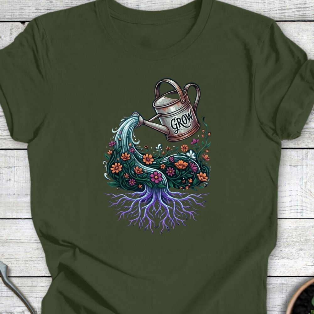 Printify T-Shirt Military Green / S Growth Symbolism T-Shirt