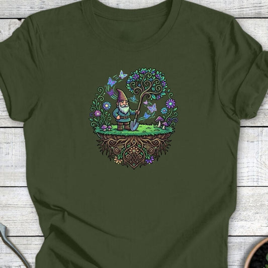 Printify T-Shirt Military Green / S Guardian of the Grove T-Shirt