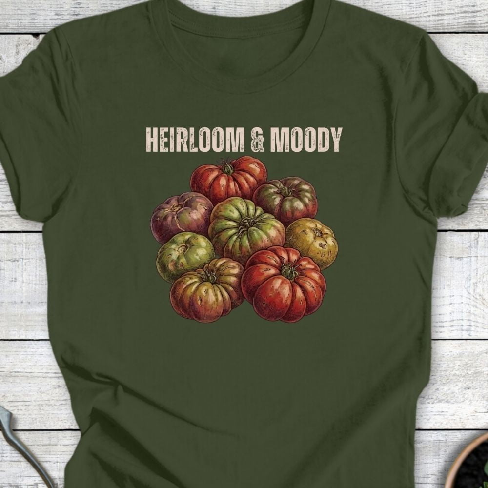 Printify T-Shirt Military Green / S Heirloom & Moody II T-Shirt
