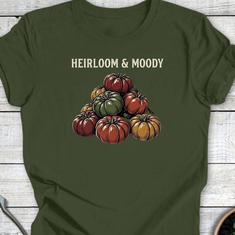 Printify T-Shirt Military Green / S Heirloom & Moody T-Shirt