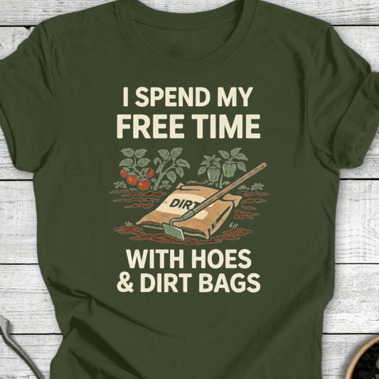 Printify T-Shirt Military Green / S Hoes & Dirt Bags III T-Shirt