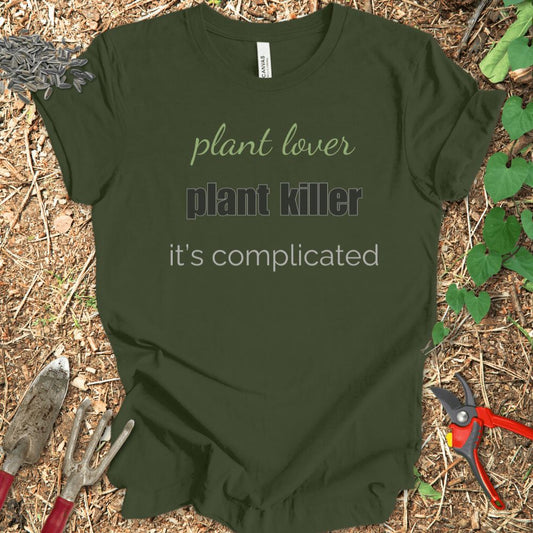 Printify T-Shirt Military Green / S Its Complicated