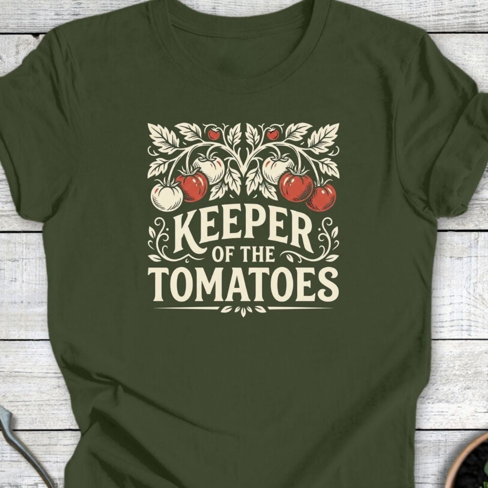 Printify T-Shirt Military Green / S Keeper of the Tomatoes T-Shirt