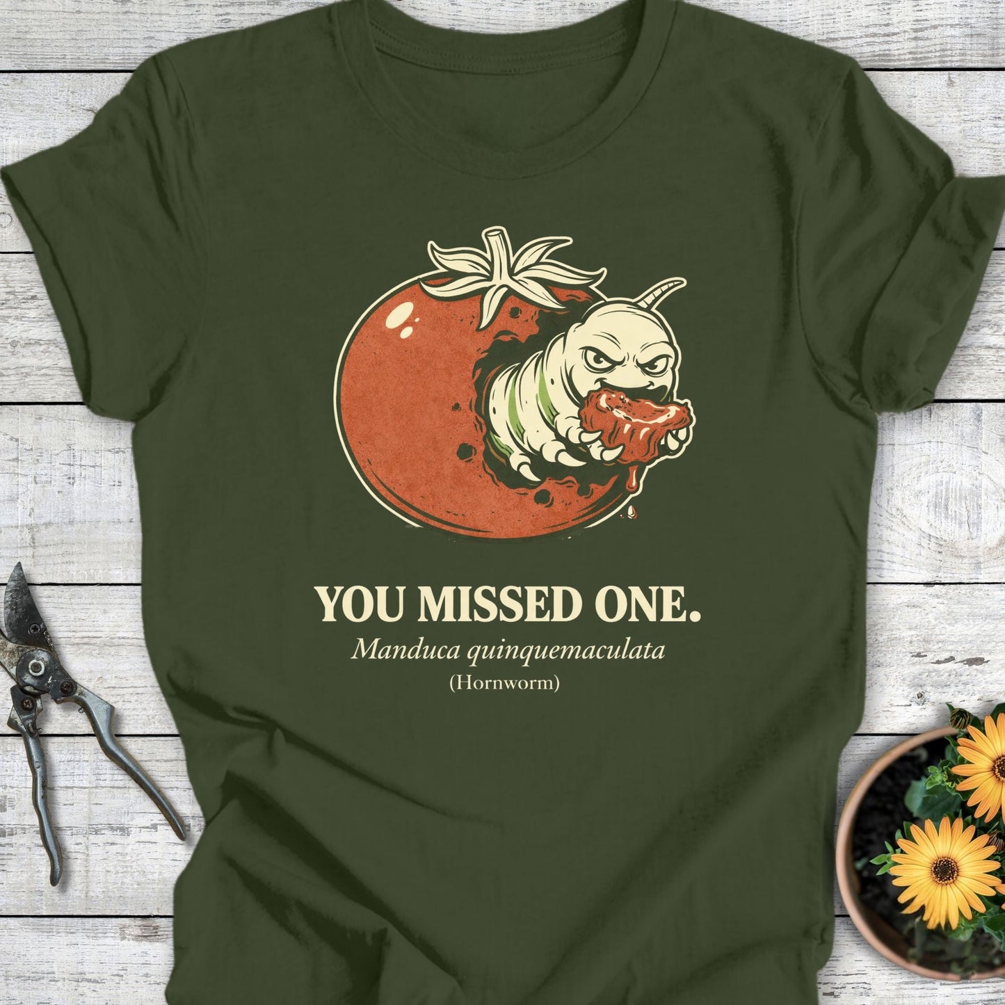 Printify T-Shirt Military Green / S Missed One T-Shirt