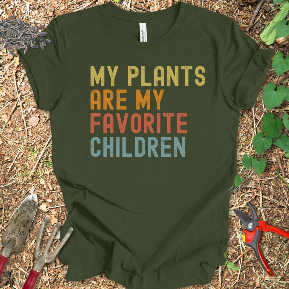 Printify T-Shirt Military Green / S My Favorite Children