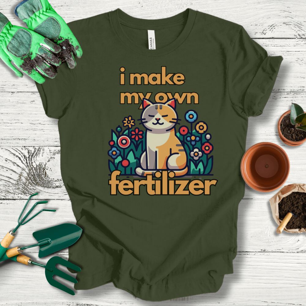 Printify T-Shirt Military Green / S My Fertilizer