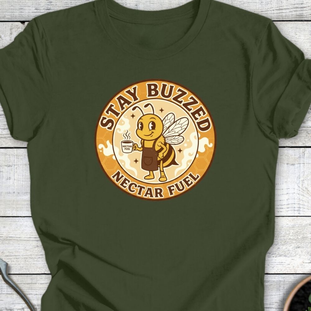 Printify T-Shirt Military Green / S Nectar Fuel