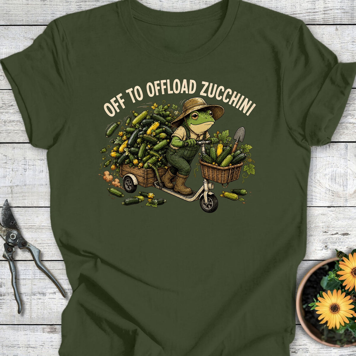 Printify T-Shirt Military Green / S Offload T-Shirt