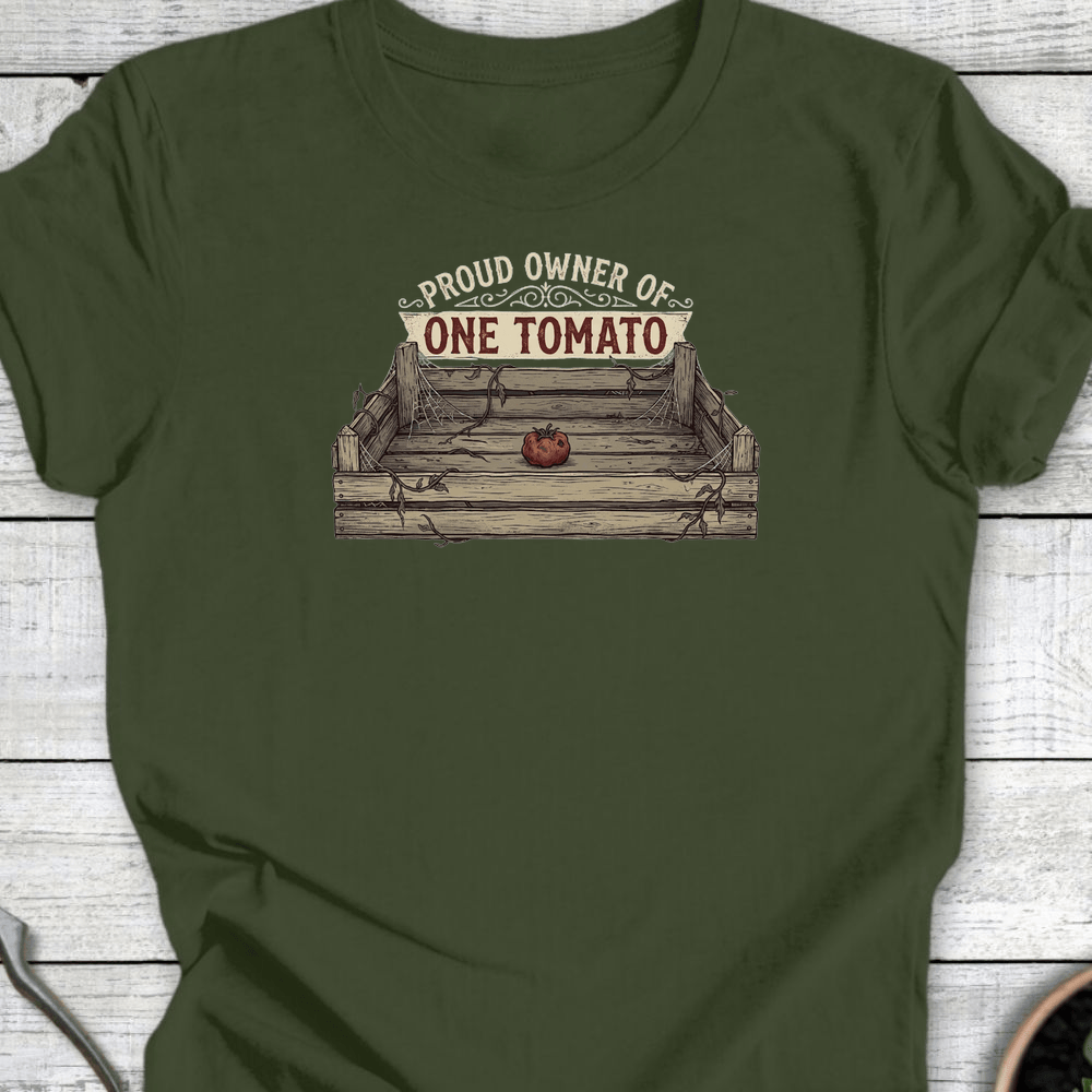 Printify T-Shirt Military Green / S One Tomato T-Shirt