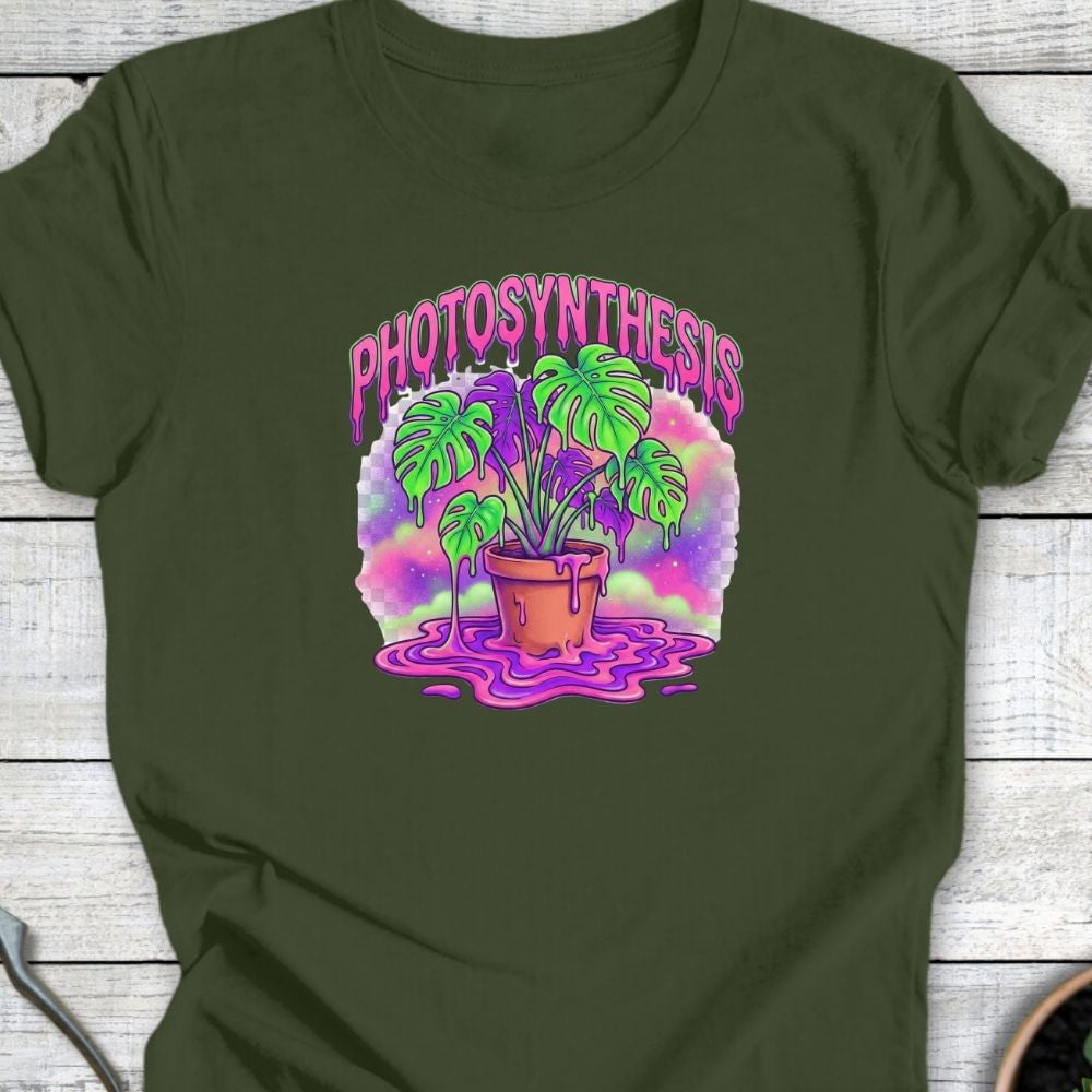 Printify T-Shirt Military Green / S Photosynthesis Glow T-Shirt