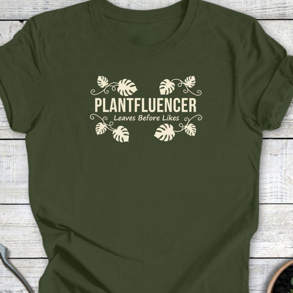 Printify T-Shirt Military Green / S Plantfluencer