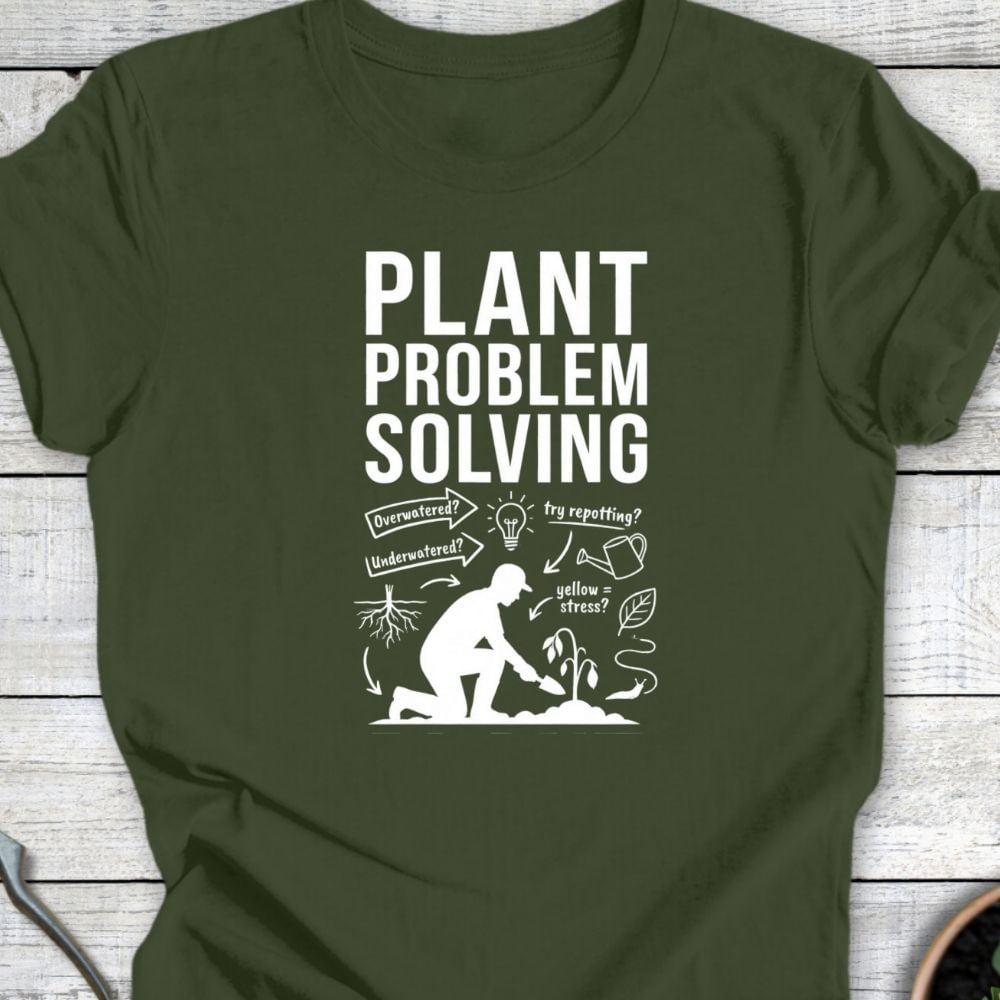 Printify T-Shirt Military Green / S Problem Solving T-Shirt