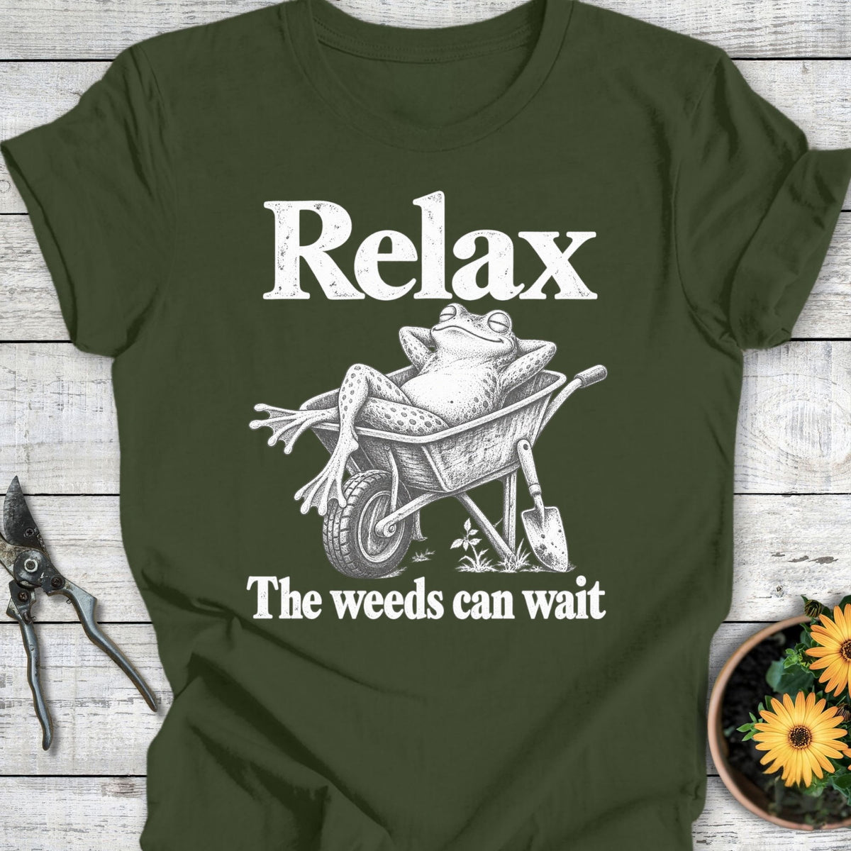 Printify T-Shirt Military Green / S Relax T-Shirt