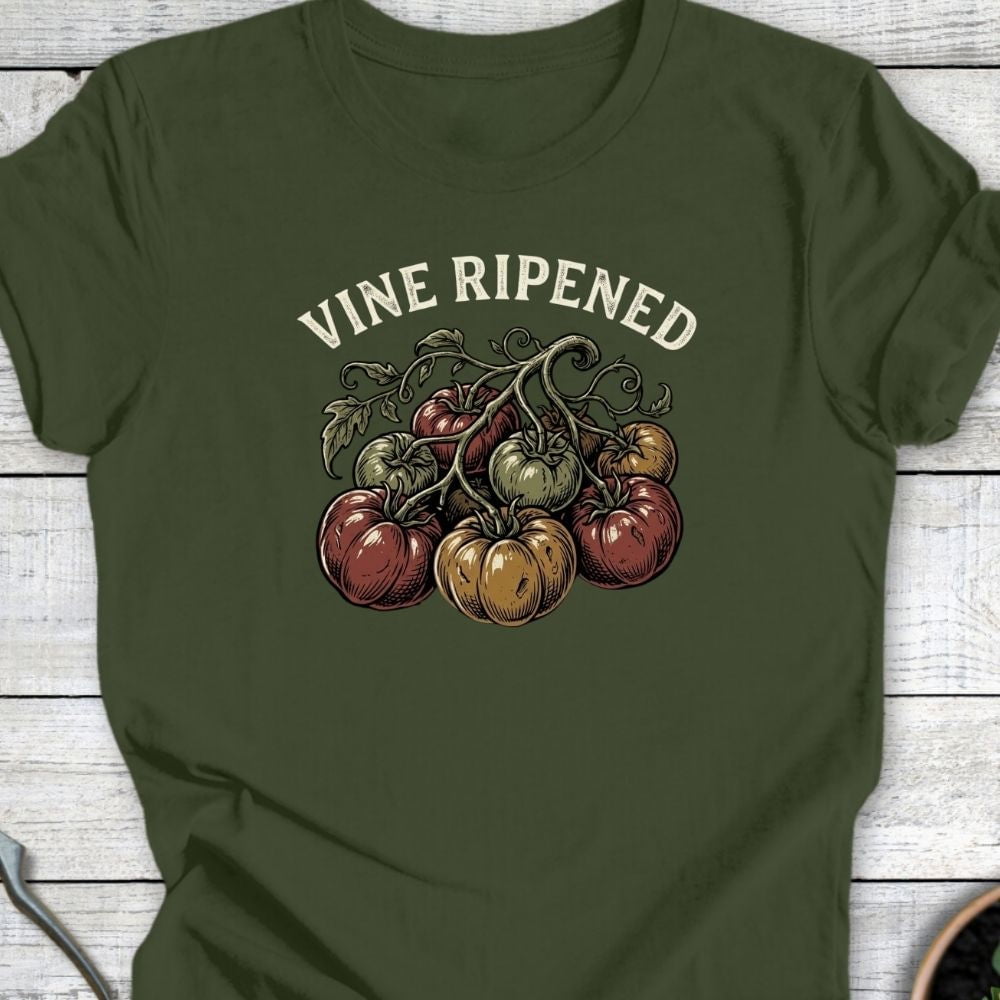 Printify T-Shirt Military Green / S Vine Ripened T-Shirt