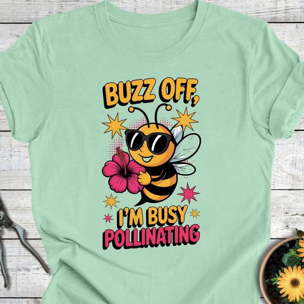 Printify T-Shirt Mint / S Buzz Off