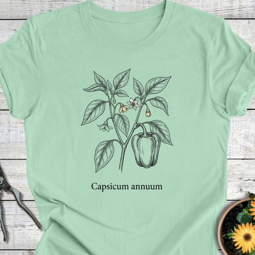 Printify T-Shirt Mint / S Capsicum Annuum T-Shirt