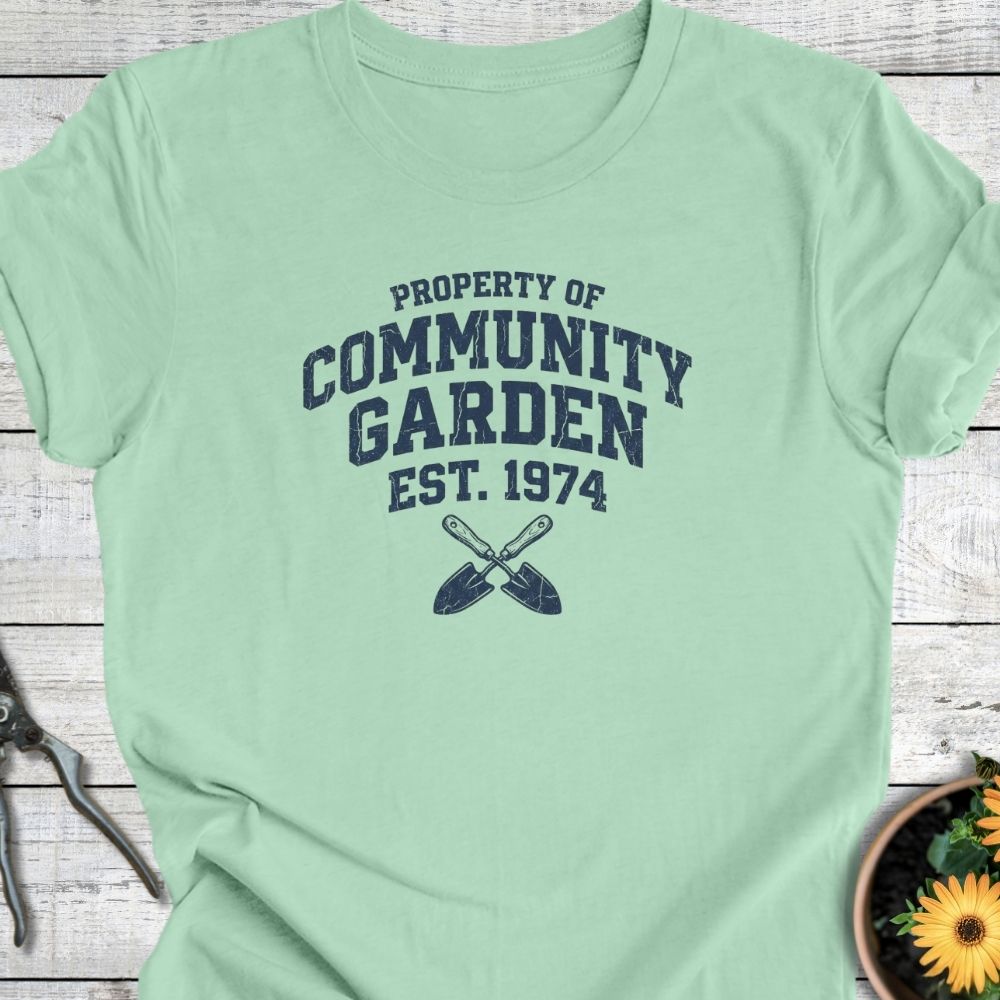 Printify T-Shirt Mint / S Community Garden T-Shirt