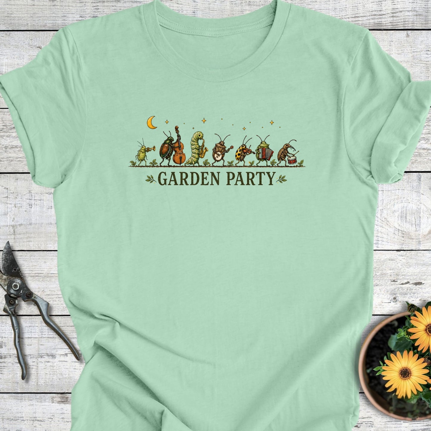 Printify T-Shirt Mint / S Garden Party T-Shirt